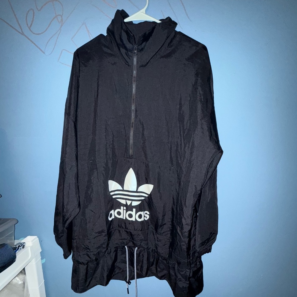Adidas Long Oversized Windbreaker Pullover - Picture 5 of 9